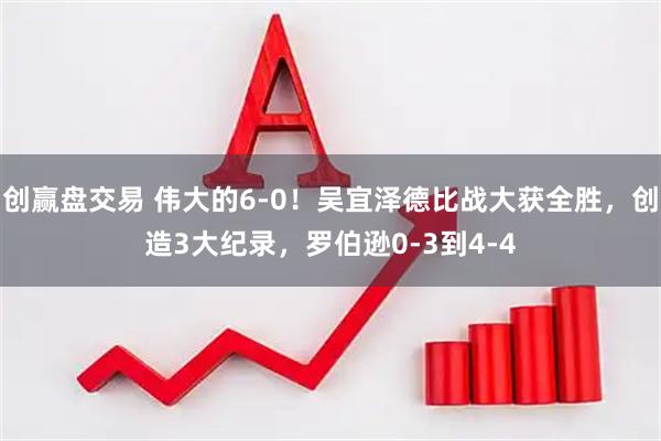 创赢盘交易 伟大的6-0！吴宜泽德比战大获全胜，创造3大纪录，罗伯逊0-3到4-4